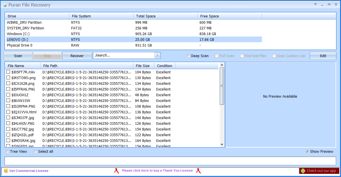 Puran File Recovery