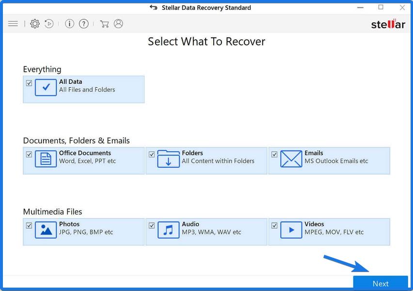 Stellar Data Recovery