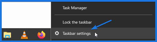 Taskbar Settings