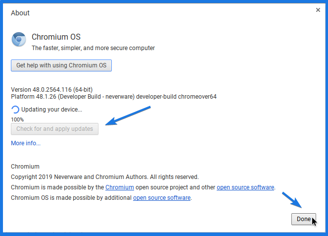 Update Chromium OS