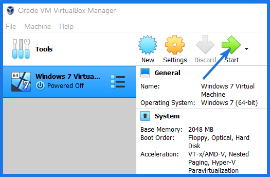 Windows 7 Virtualbox