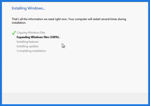 Installing Windows 7