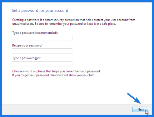 Setup Password