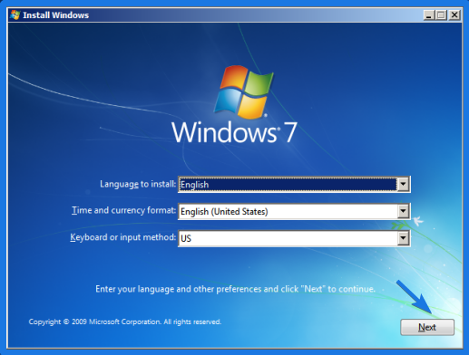 Windows 7 Language