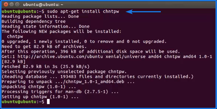 Install chntpw Utility using Terminal