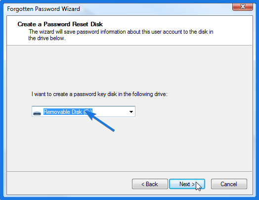 Create a Password Key Disk