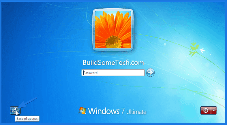 Windows 7 Login Screen
