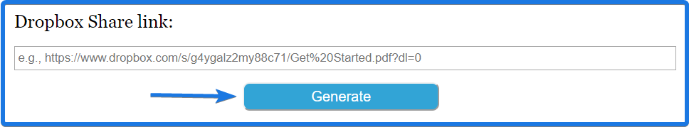 Link Generator