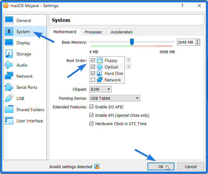 Virtualbox System