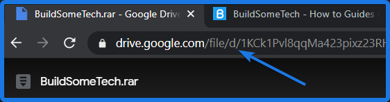 Google Drive Shared File URL