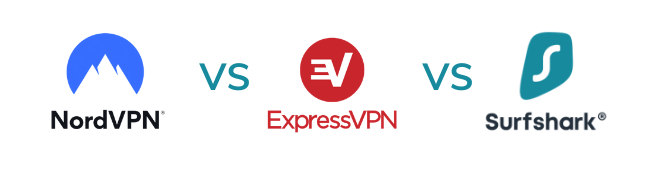 NordVPN vs ExpressVPN vs Surfshark