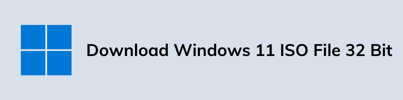 Download Windows 11 ISO File 32 Bit
