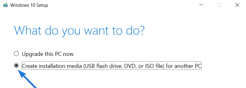 Downloading Windows 10 ISO File