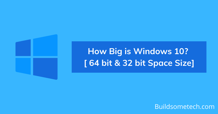 size of windows 10 64 bit iso file