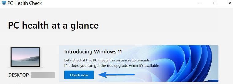 Microsoft Windows 11 Upgrade Checker