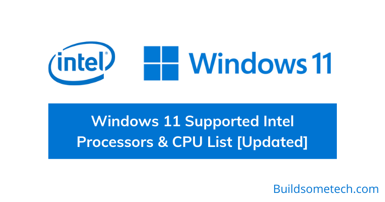 windows 11 minimum processor intel