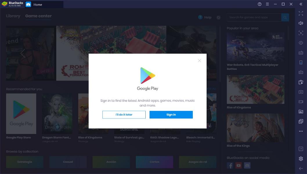 Login into your Google PlayStore Account