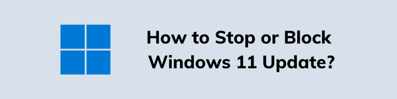 How to Stop or Block Windows 11 Update