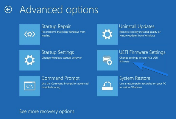 UEFI Firmware Settings