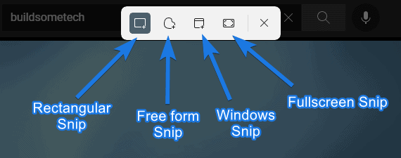 Snipping Modes