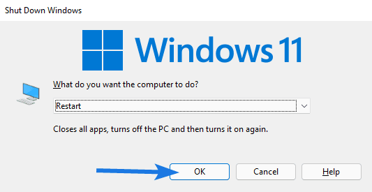 Restart Your Windows 11 Computer