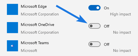 Turn Off OneDrive Startup in Windows 11