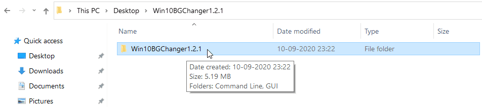 Extract Zip File into a new folder