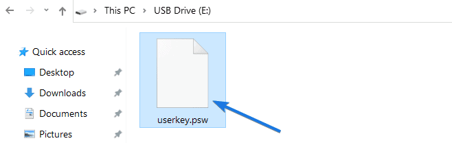 File userkey.psw