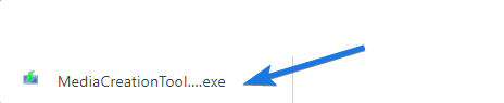 Media Creation Tool Downloaded