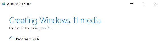 Creating Windows 11 media