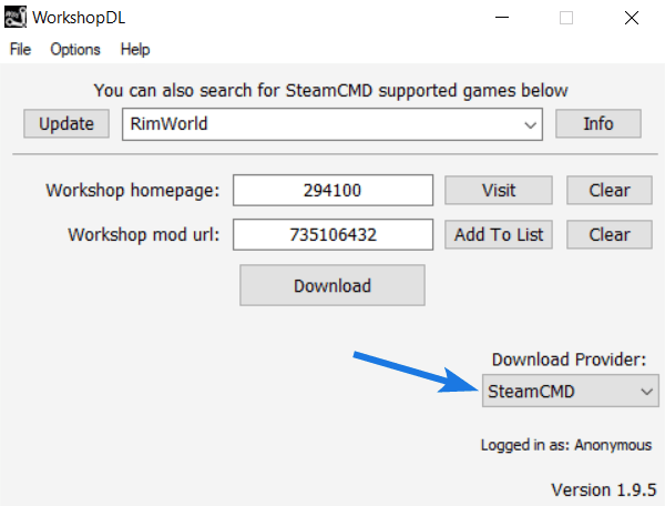 Simple Steam Workshop Downloader - Umpanbalik