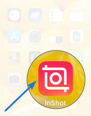 Launch Inshot software