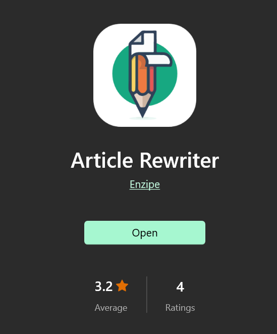 Article Rewriter