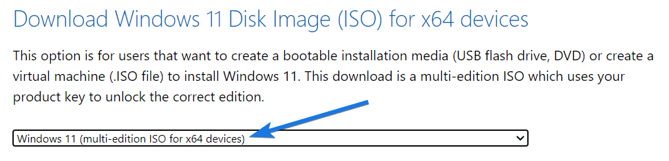 Download Windows 11 Disk Image (ISO) for x64 devices