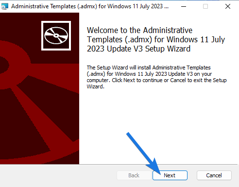 Administrative Templates .admx for Windows 11 July 2023 Update V3