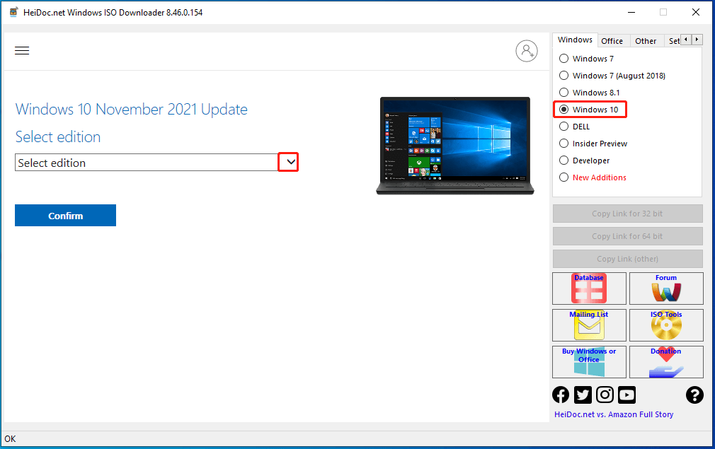 HeiDoc Windows ISO Downloader