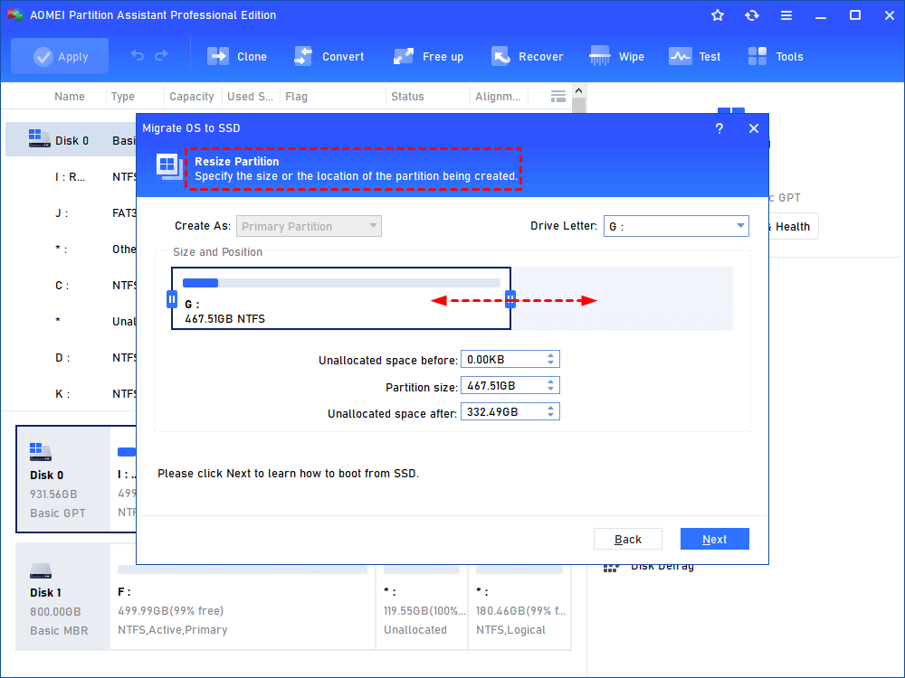 Resize system partition 