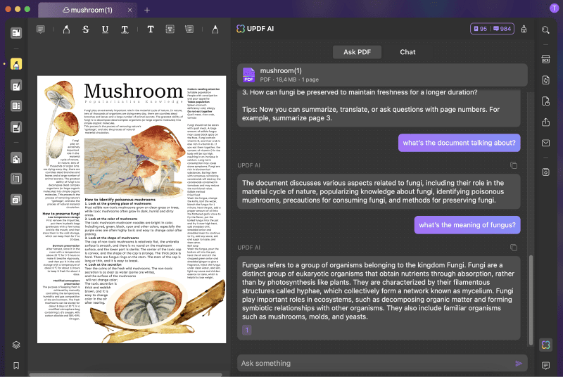 AI Assistant of UPDF